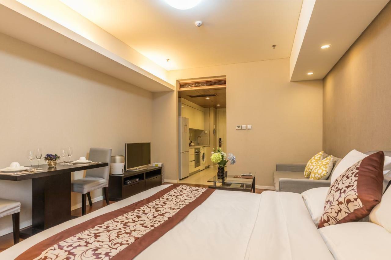 Jiu Du Hui Serviced Apartment Peking  Buitenkant foto
