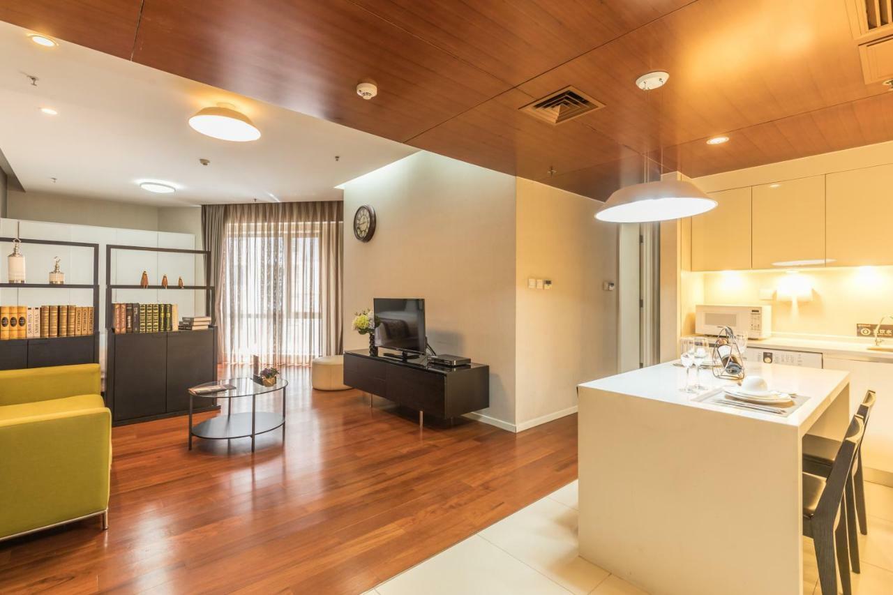Jiu Du Hui Serviced Apartment Peking  Buitenkant foto