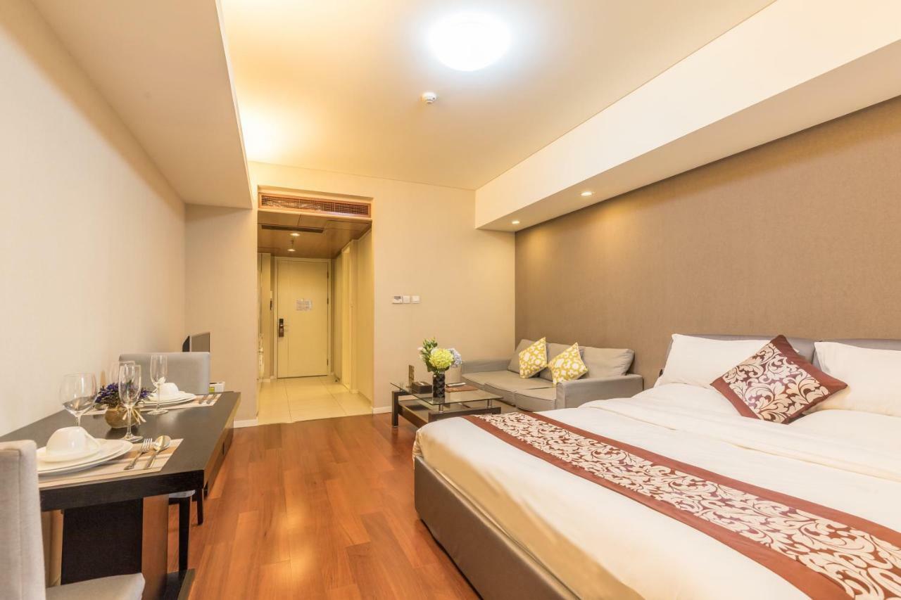 Jiu Du Hui Serviced Apartment Peking  Buitenkant foto